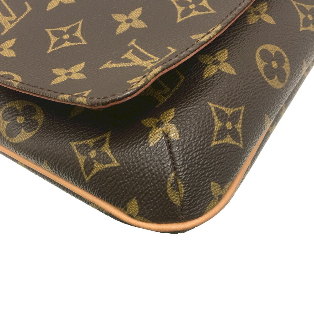 Louis Vuitton Musette Tango Shoulder Bag Monogram Brown Leather Flap Business - Picture 7 of 10
